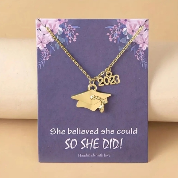 Jewelry - New Gold 2023 Graduation Pendants Necklace